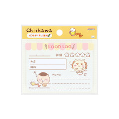 Japan Chiikawa Hobby Fusen Sticky Notes - Kurimanju & Shisa : Food Log