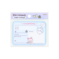 Japan Chiikawa Hobby Fusen Sticky Notes - Furuhonya Kani-chan & Momonga : Shopping
