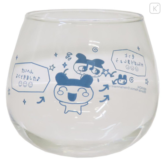 Japan Tamagotchi Swinging Glass Tumbler - Mametchi - 1