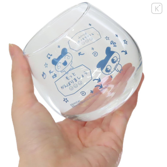 Japan Tamagotchi Swinging Glass Tumbler - Mametchi - 2