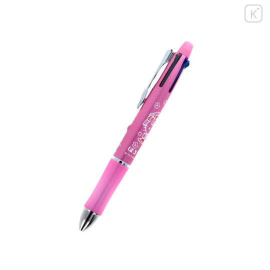 Japan Sanrio Dr. Grip 4+1 Multi Pen & Mechanical Pencil - Hello Kitty : Metallic Pink - 2
