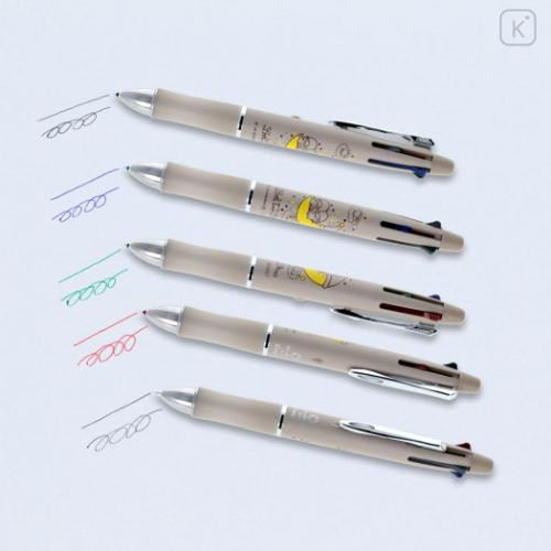 Japan Sanrio Dr. Grip 4+1 Multi Pen & Mechanical Pencil - Little Twin Stars : Grey - 4