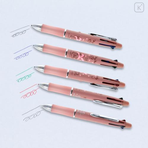 Japan Sanrio Dr. Grip 4+1 Multi Pen & Mechanical Pencil - My Melody : Pink - 4