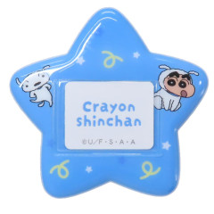 Japan Crayon Shin-chan Name Badge - Shinnosuke Nohara & Shiro : Blue