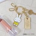 Japan Miffy Alloy Charm Keychain - Miffy : 70th Anniversary Yellow Dress - 2