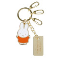 Japan Miffy Alloy Charm Keychain - Miffy : 70th Anniversary Orange Dress - 1