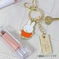 Japan Miffy Alloy Charm Keychain - Miffy : 70th Anniversary Orange Dress - 2