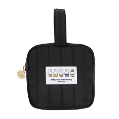Japan Miffy Pouch - Miffy : 70th Anniversary Black