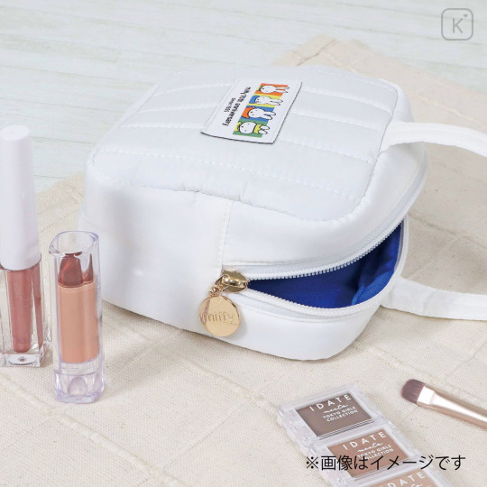 Japan Miffy Pouch - Miffy : 70th Anniversary White - 2