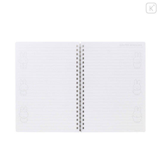 Japan Miffy A5 Ring Notebook - Miffy : 70th Anniversary B - 3