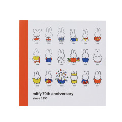 Japan Miffy Square Memo - Miffy : 70th Anniversary A