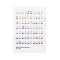 Japan Miffy A4 Clear Folder - Miffy : 70th Anniversary A - 1