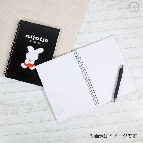 Japan Miffy A5 Ring Notebook - Miffy : 70th Anniversary Nijntje A - 4