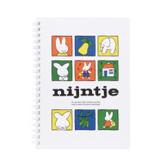 Japan Miffy A5 Ring Notebook - Miffy : 70th Anniversary Nijntje B
