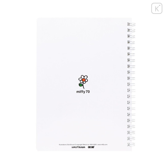 Japan Miffy A5 Ring Notebook - Miffy : 70th Anniversary Nijntje B - 2