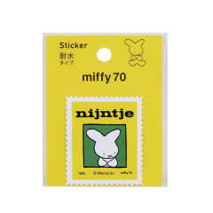 Japan Miffy Waterproof Sticker - Miffy : 70th Anniversary Nijntje B