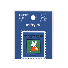 Japan Miffy Waterproof Sticker - Miffy : 70th Anniversary Nijntje C