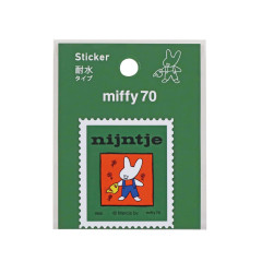Japan Miffy Waterproof Sticker - Miffy : 70th Anniversary Nijntje D