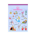 Japan Disney A6 Notepad - Alice in Wonderland : Relationship Chart - 1