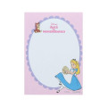 Japan Disney A6 Notepad - Alice in Wonderland : Relationship Chart - 4