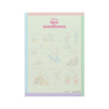 Japan Disney A6 Notepad - Alice in Wonderland : Relationship Chart - 6