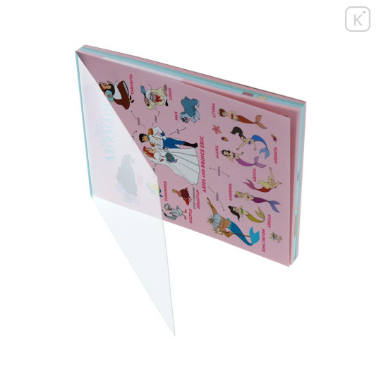 Japan Disney A6 Notepad - Little Mermaid : Relationship Chart - 3