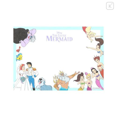 Japan Disney A6 Notepad - Little Mermaid : Relationship Chart - 5