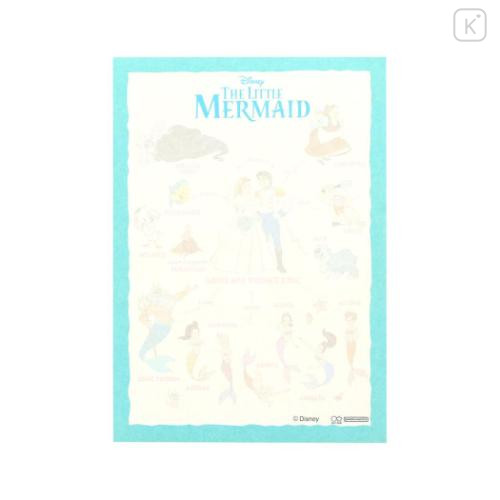 Japan Disney A6 Notepad - Little Mermaid : Relationship Chart - 6