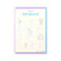 Japan Disney A6 Notepad - Lilo & Stitch : Relationship Chart - 6