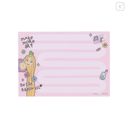 Japan Disney A6 Notepad - Rapunzel : Art - 3