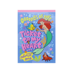 Japan Disney A6 Notepad - Ariel : Oodles of Love