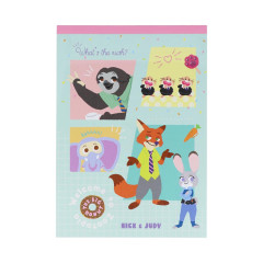 Japan Disney A6 Notepad - Zootopia : 2D
