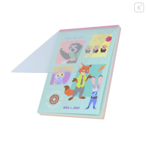 Japan Disney A6 Notepad - Zootopia : 2D - 4