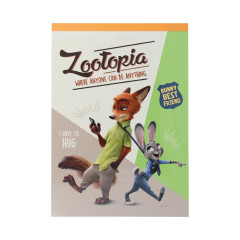 Japan Disney A6 Notepad - Zootopia : 3D