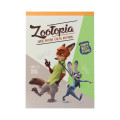 Japan Disney A6 Notepad - Zootopia : 3D - 1