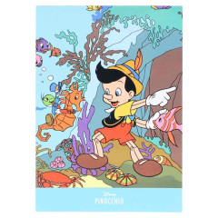 Japan Disney A6 Notepad - Pinocchio : Retro