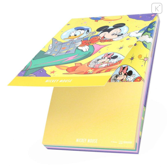 Japan Disney A6 Notepad - Donald & Mickey & Minnie : Retro - 3