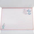 Japan Disney Die-cut Cover A6 Notepad - Angel & Scrump & Stitch : Love - 3