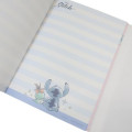 Japan Disney Die-cut Cover A6 Notepad - Angel & Scrump & Stitch : Love - 4