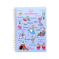 Japan Disney B6 Ring Notebook - Alice in Wonderland : Relationship Chart