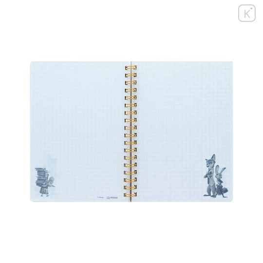 Japan Disney B6 Ring Notebook - Zootopia : Relationship Chart - 3