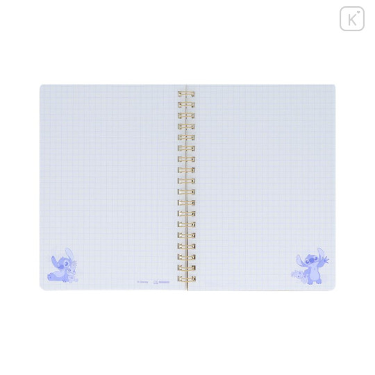 Japan Disney B6 Ring Notebook - Stitch : Make Some Waves - 2