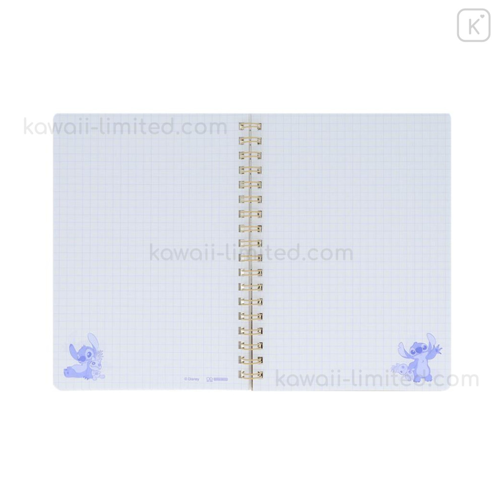 Japan Disney B6 Ring Notebook - Stitch : Make Some Waves