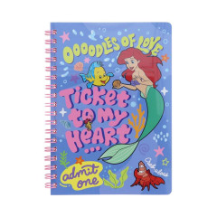 Japan Disney B6 Ring Notebook - Ariel & Flounder : Oodles of Love