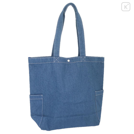 Japan Sanrio Denim Tote Bag - Pompompurin : Cool Dance - 2
