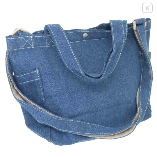 Japan Sanrio 2 Way Tote Bag - Pompompurin : Denim Butt - 2