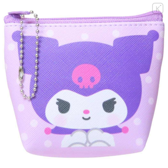 Japan Sanrio Triangular Mini Pouch - Kuromi : Sweet Dream - 1