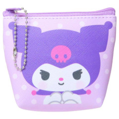 Japan Sanrio Triangular Mini Pouch - Kuromi : Sweet Dream