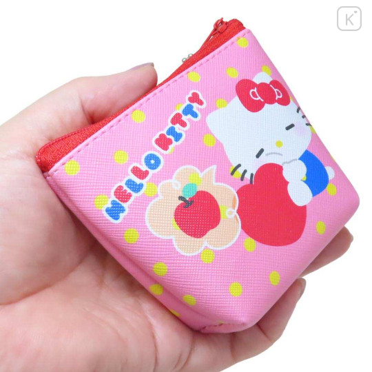 Japan Sanrio Triangular Mini Pouch - Hello Kitty : Sweet Dream - 2