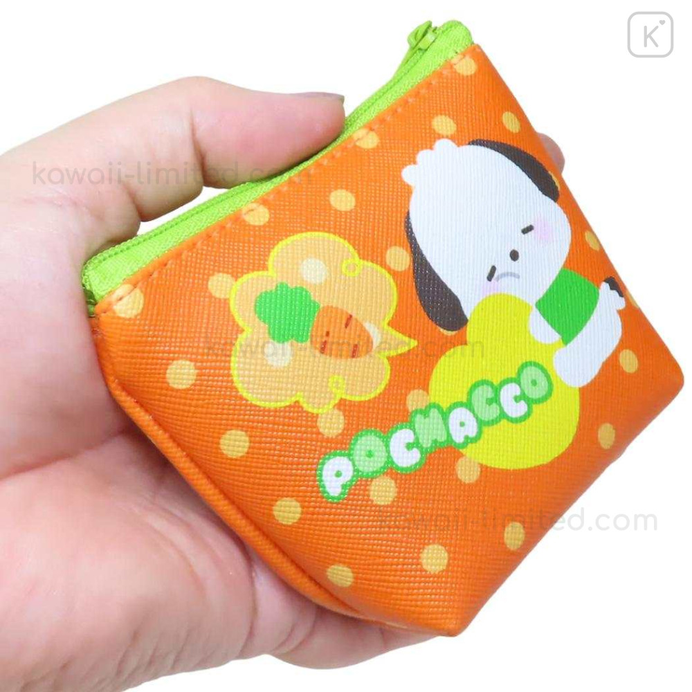 【期間限定値下げ】ゆらころりん★グリーン Japan Sanrio Triangular Mini Pouch - Pochacco : Sweet Dream